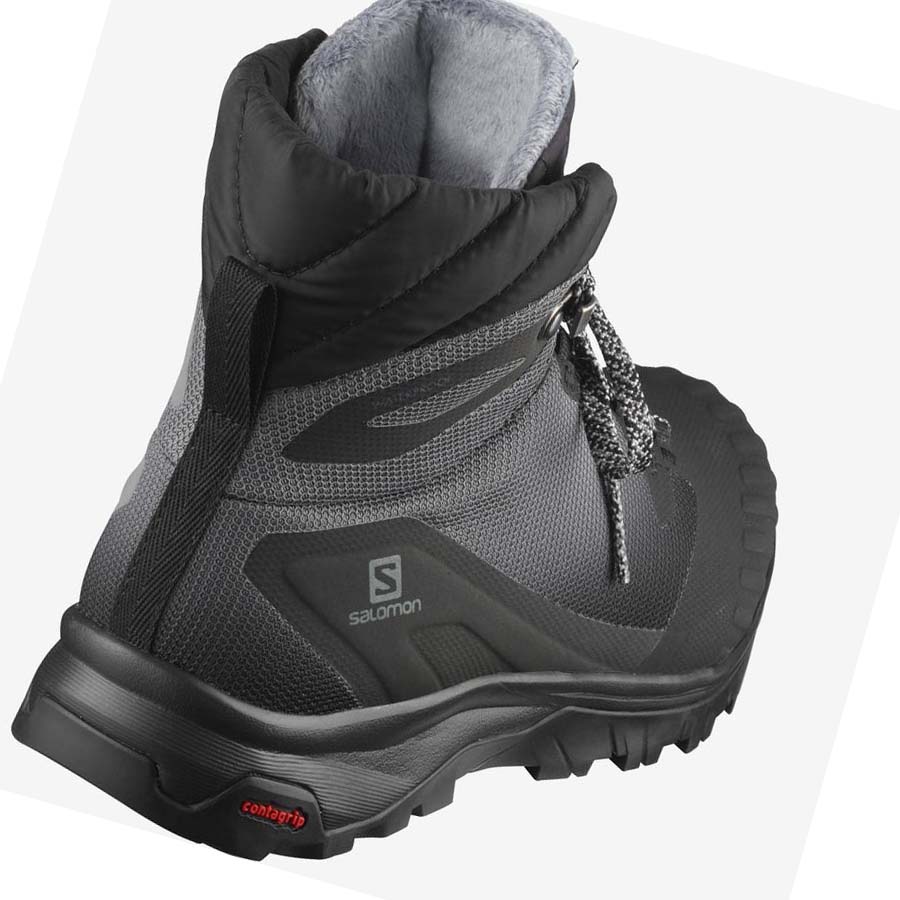 Salomon VAYA BLAZE THINSULATE™ CLIMASALOMON™ WATERPROOF Vinterkängor Dam Svarta | SE1018OKI