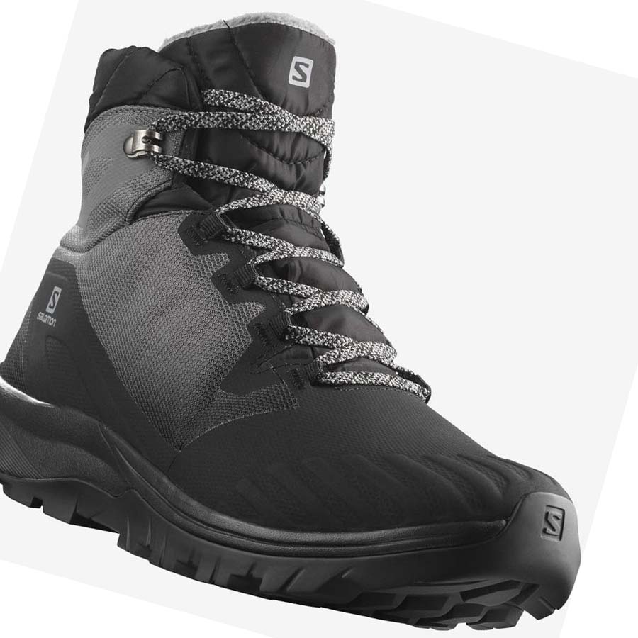 Salomon VAYA BLAZE THINSULATE™ CLIMASALOMON™ WATERPROOF Vinterkängor Dam Svarta | SE1018OKI