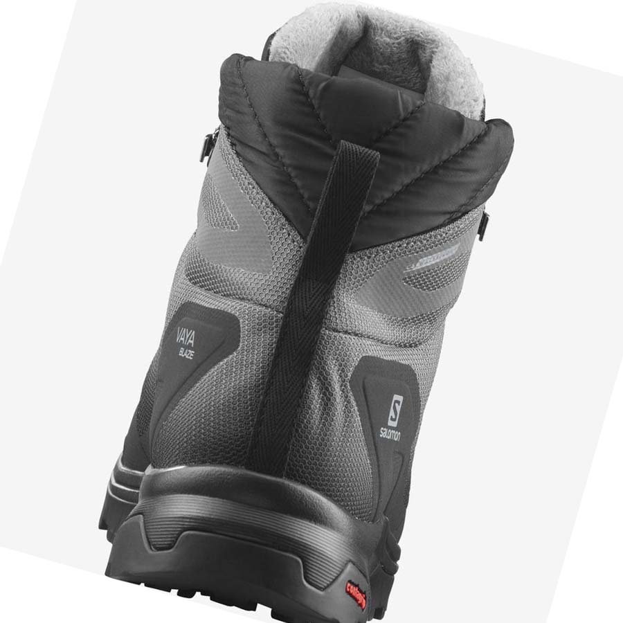 Salomon VAYA BLAZE THINSULATE™ CLIMASALOMON™ WATERPROOF Vinterkängor Dam Svarta | SE1018OKI