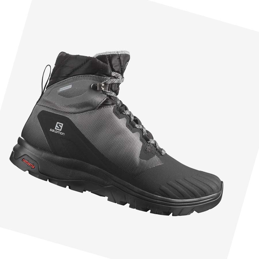 Salomon VAYA BLAZE THINSULATE™ CLIMASALOMON™ WATERPROOF Vinterkängor Dam Svarta | SE1018OKI