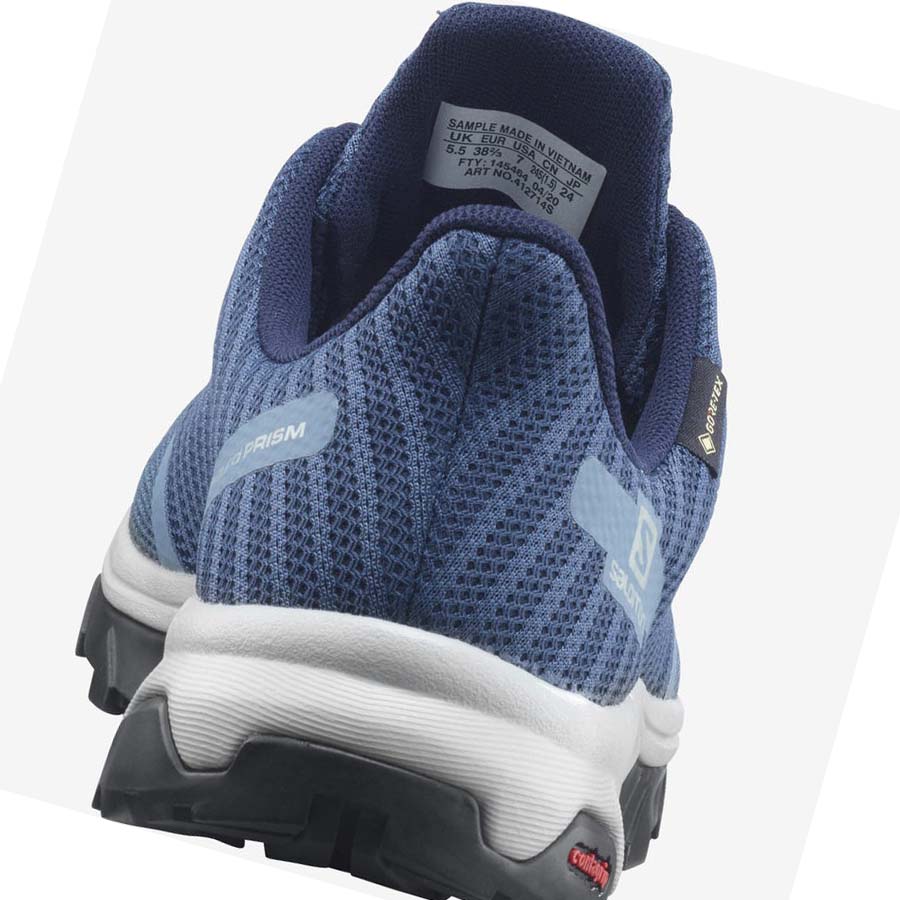 Salomon WoOUTBOUND PRISM GORE-TEX Vandringsskor Dam Blå | SE782AHK