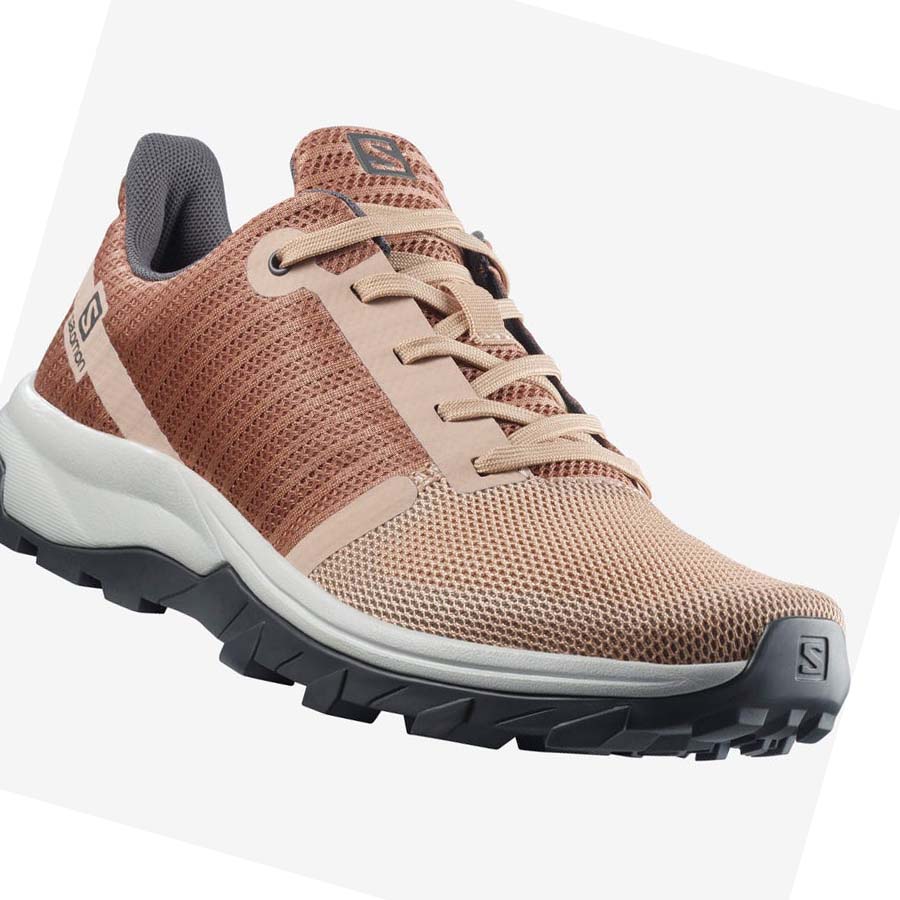 Salomon WoOUTBOUND PRISM Vandringsskor Dam Beige | SE813YXF