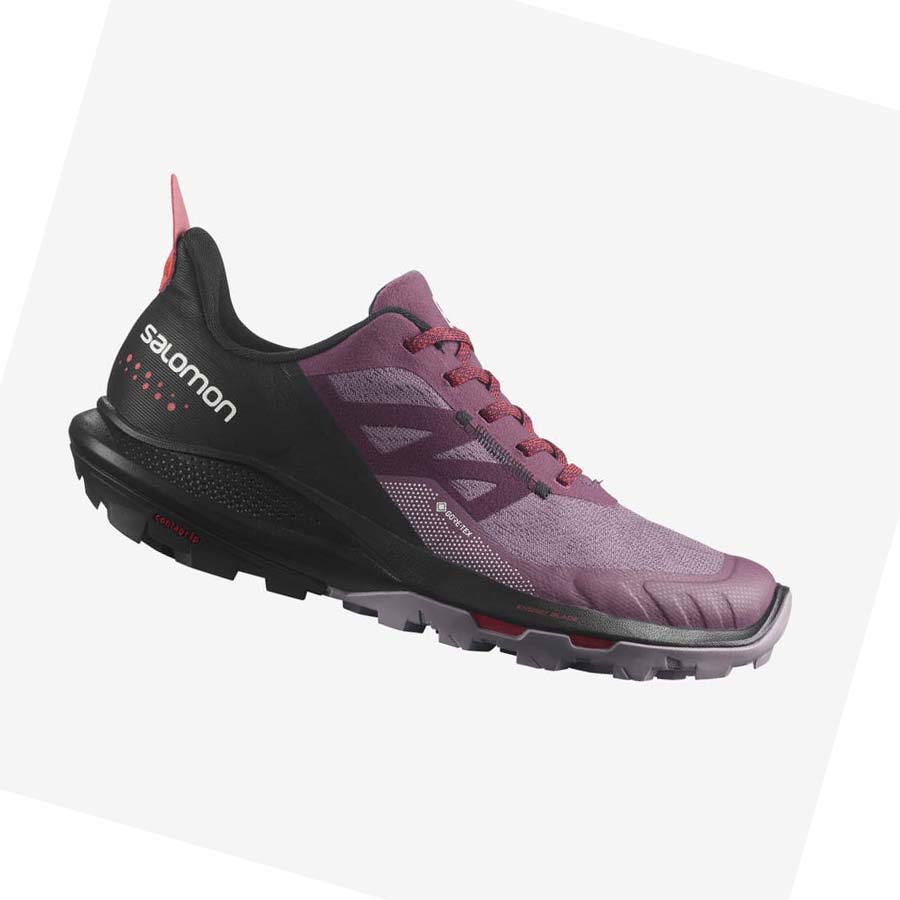 Salomon WoOUTPULSE GORE-TEX Vandringsskor Dam Lila | SE788TCE