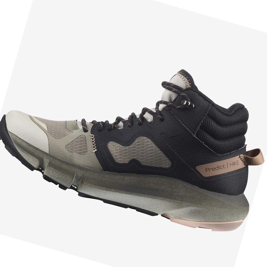 Salomon WoPREDICT HIKE MID GORE-TEX Vandringsskor Dam Beige | SE808AHK