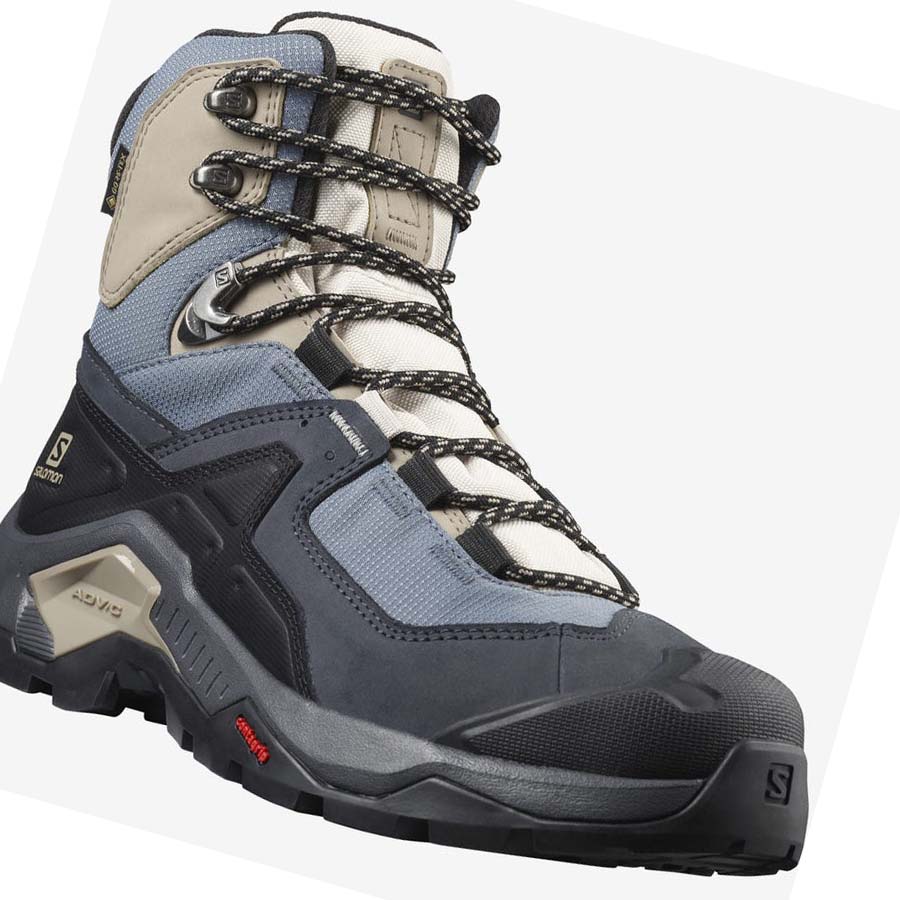 Salomon WoQUEST ELEMENT GORE-TEX Vandringsskor Dam Svarta | SE842EBC