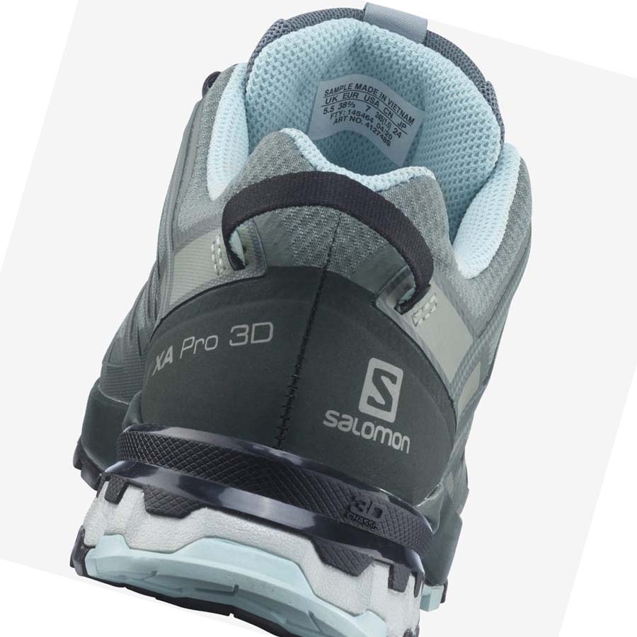 Salomon WoXA PRO 3D v8 GORE-TEX Vandringsskor Dam Gröna | SE798XYU