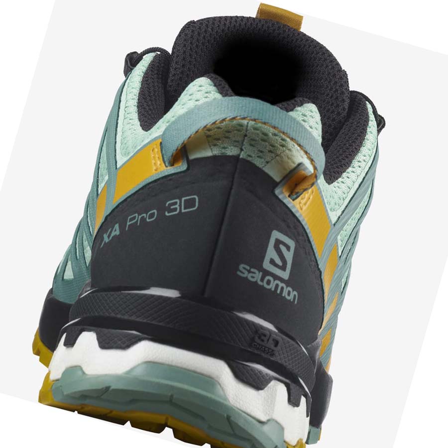 Salomon WoXA PRO 3D v8 Vandringsskor Dam Mintgröna | SE793MQZ