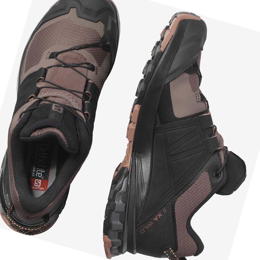 Salomon WoXA WILD Vandringsskor Dam Svarta | SE817WNB