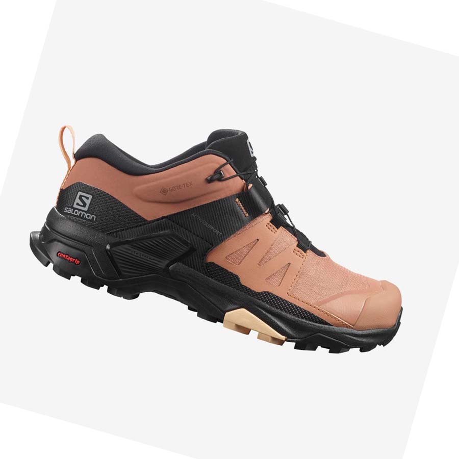 Salomon WoX ULTRA 4 GORE-TEX Vandringsskor Dam Bruna | SE800LIS