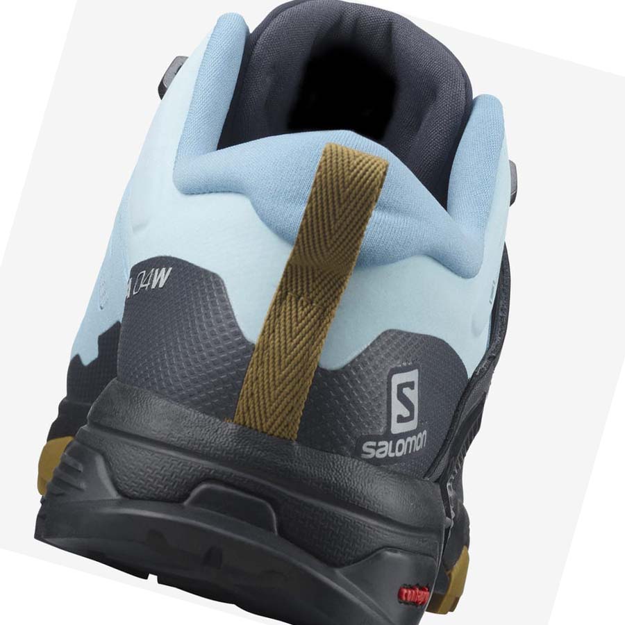 Salomon WoX ULTRA 4 GORE-TEX Vandringsskor Dam Svarta Blå | SE803HAP