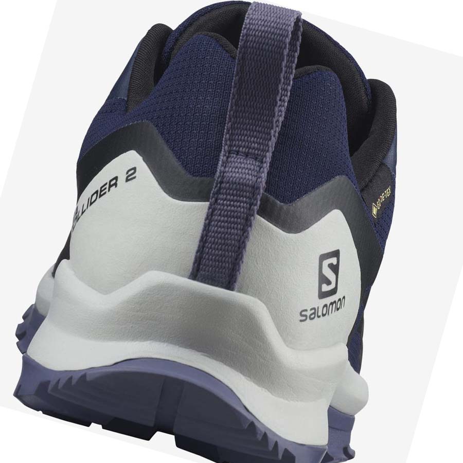 Salomon XA COLLIDER 2 GORE-TEX Trail löparskor Dam Blå | SE865YXF