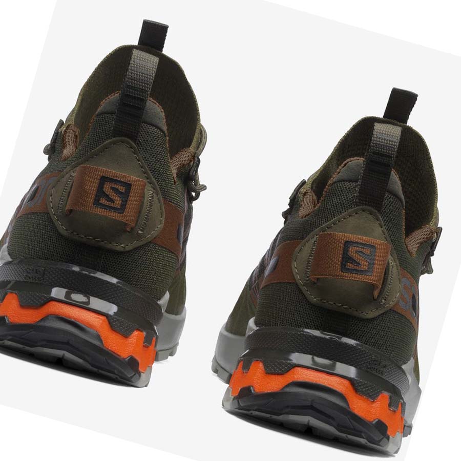 Salomon XA COVER Sneakers Dam Olivgröna Orange | SE971RVD