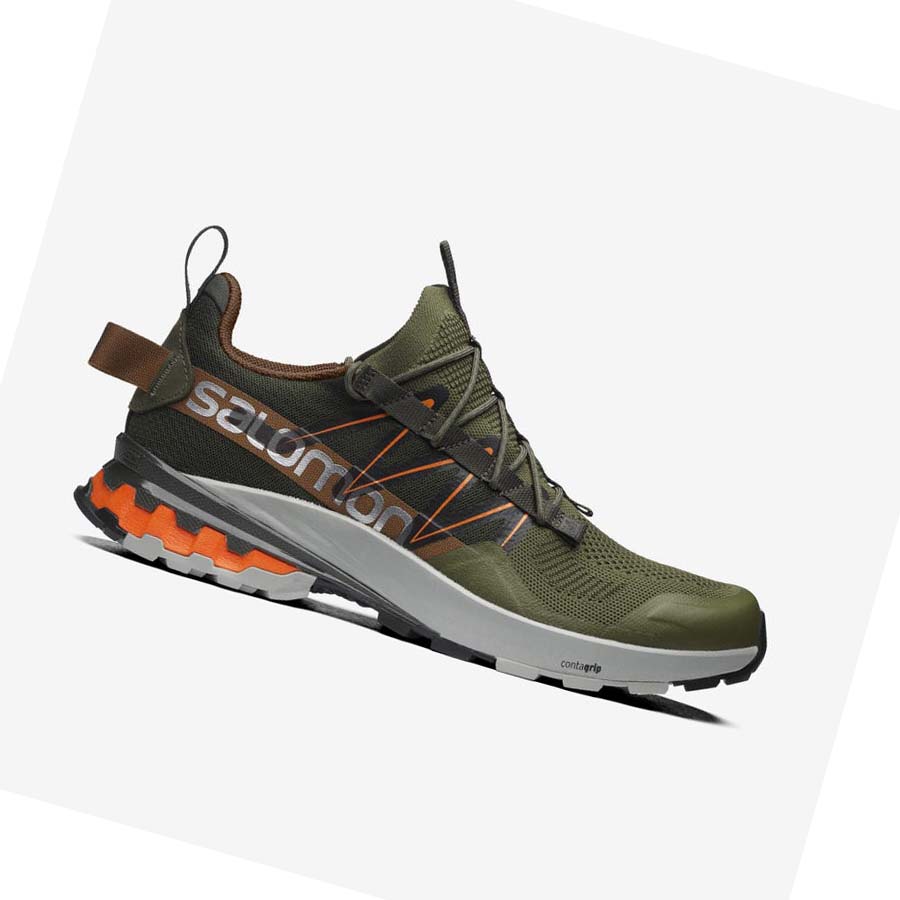 Salomon XA COVER Sneakers Dam Olivgröna Orange | SE971RVD