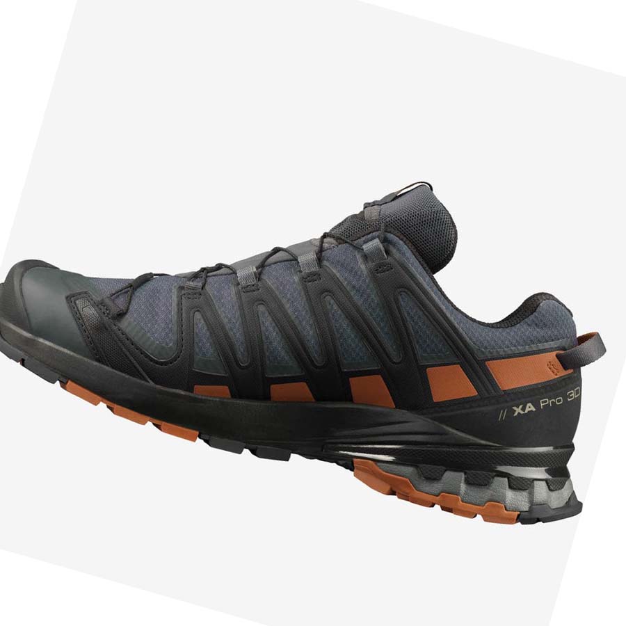 Salomon XA PRO 3D V8 GORE-TEX WIDE Trail löparskor Herr Svarta | SE89WNB