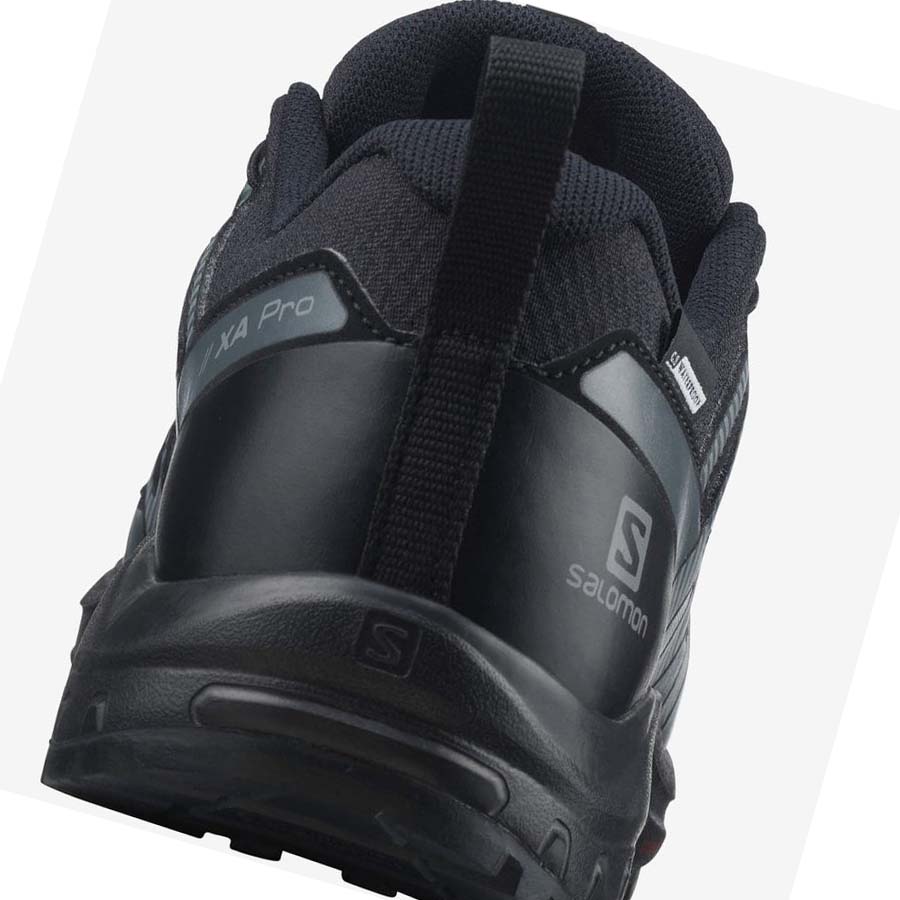 Salomon XA PRO V8 CLIMASALOMON™ WATERPROOF Vandringsskor Barn Svarta | SE1587QMA