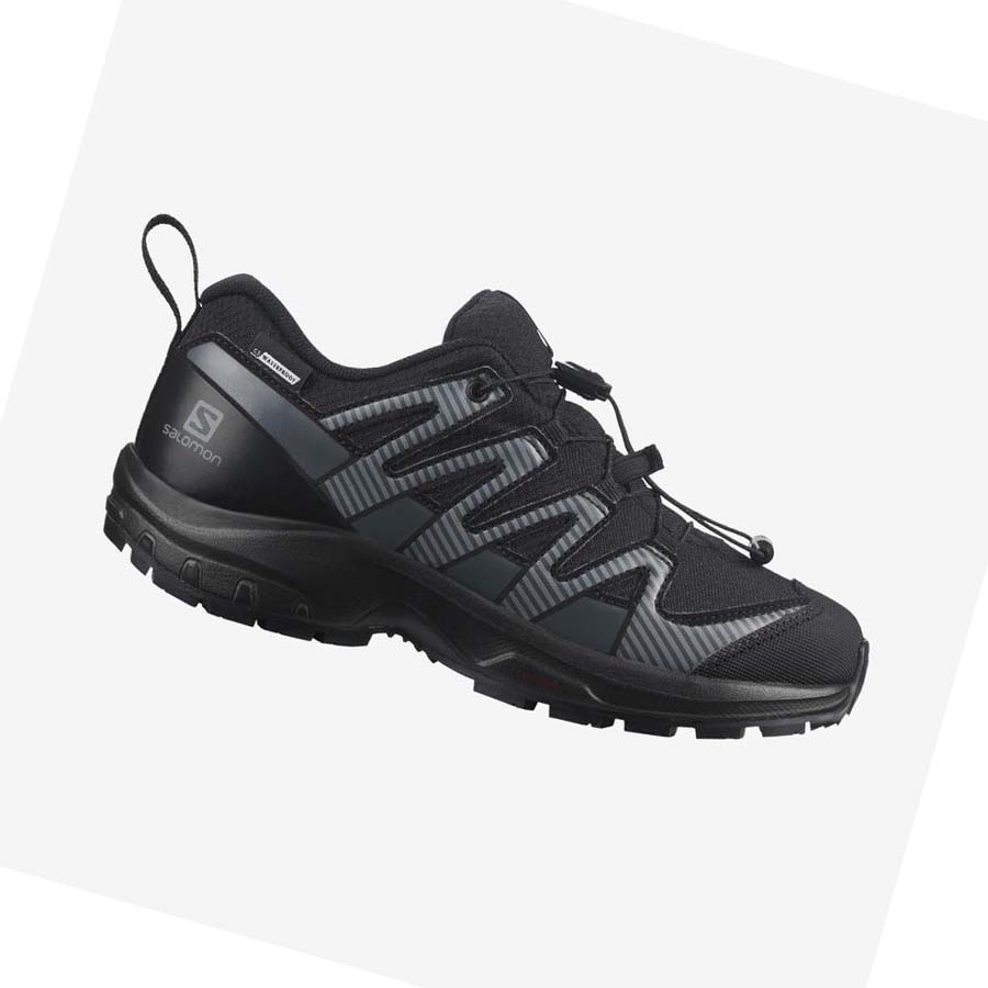 Salomon XA PRO V8 CLIMASALOMON™ WATERPROOF Trail löparskor Barn Svarta | SE1603JPQ