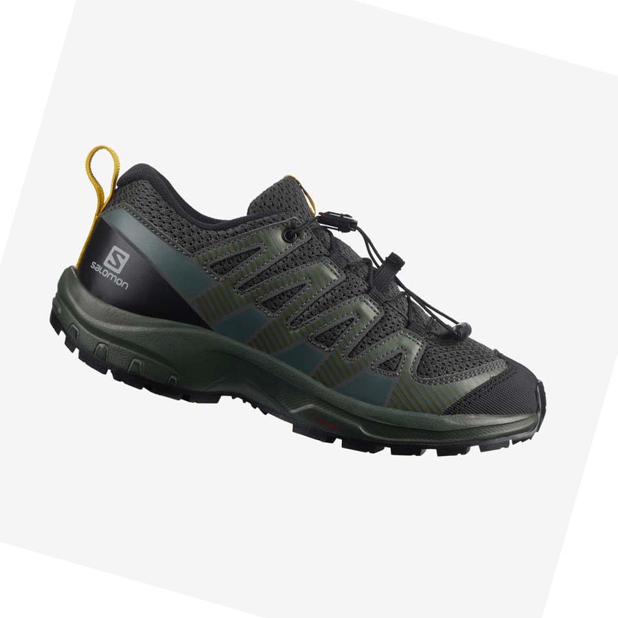 Salomon XA PRO V8 Trail löparskor Barn Olivgröna | SE1596PJJ