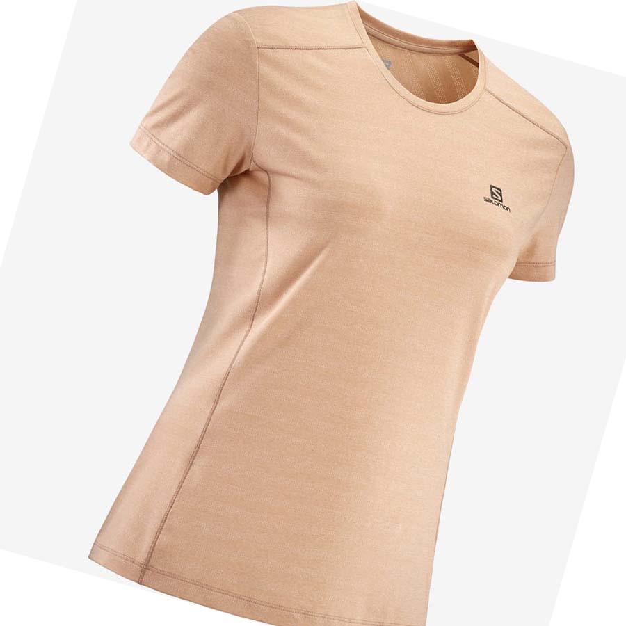 Salomon XA TEE W T-shirt Dam Rosa | SE1045ILH