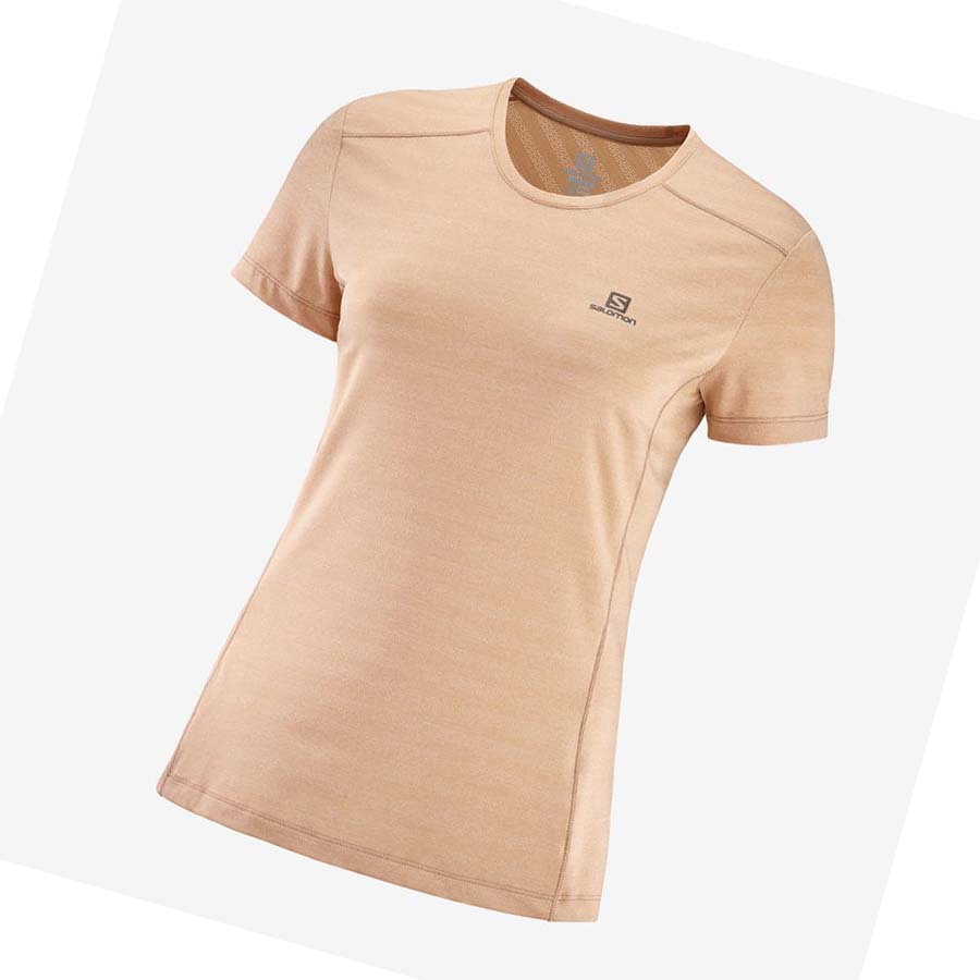 Salomon XA TEE W T-shirt Dam Rosa | SE1045ILH