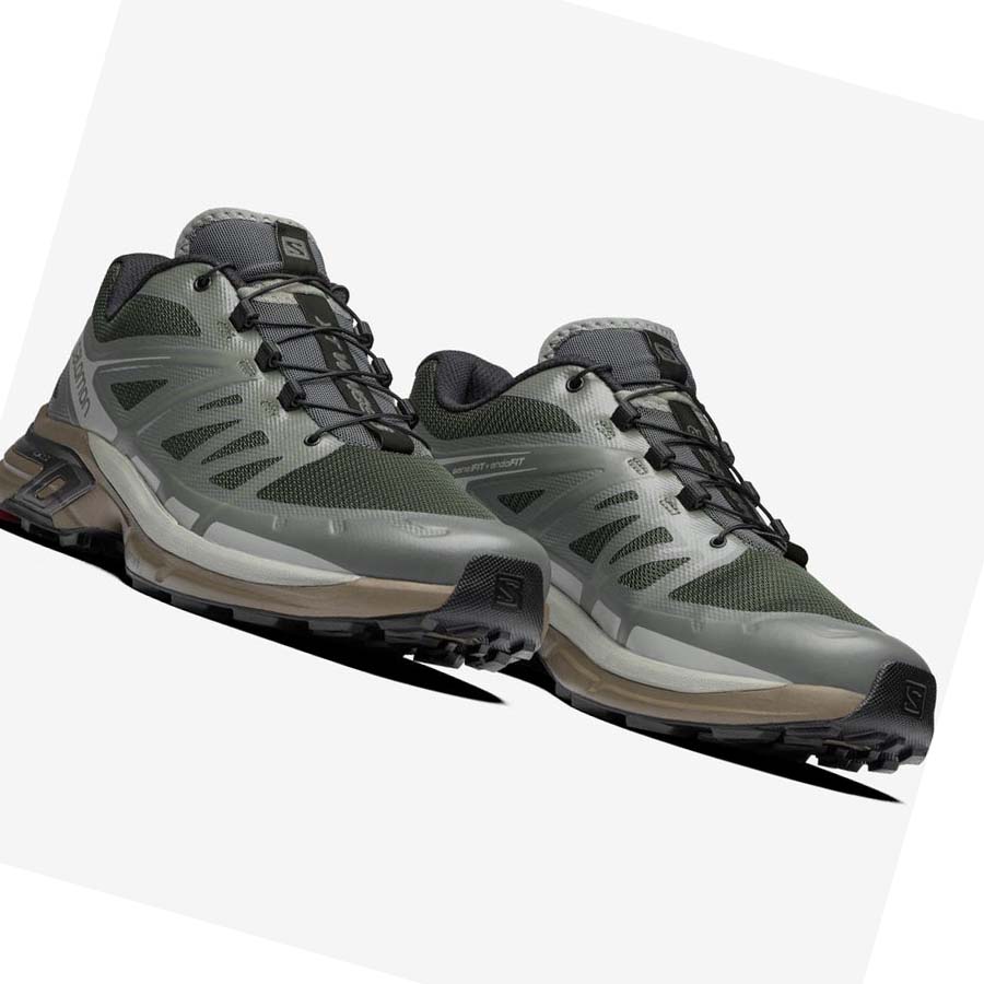 Salomon XT-WINGS 2 ADVANCED Sneakers Dam Olivgröna | SE929ZUT