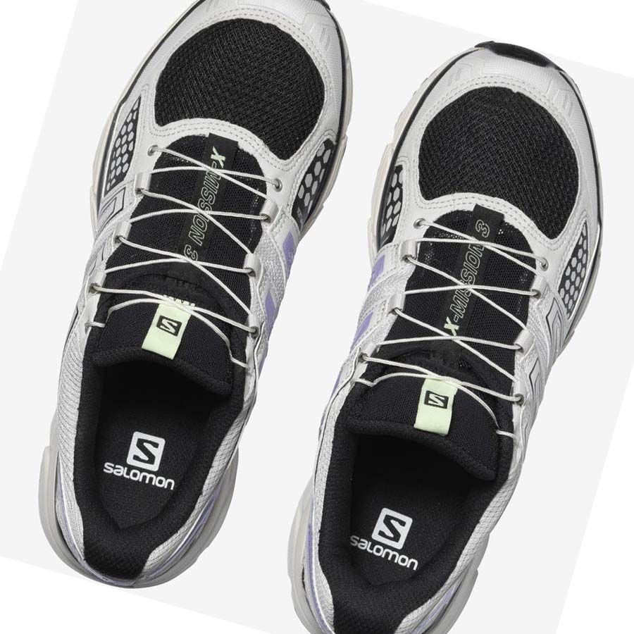 Salomon X-MISSION 3 Sneakers Dam Silver | SE960GSO