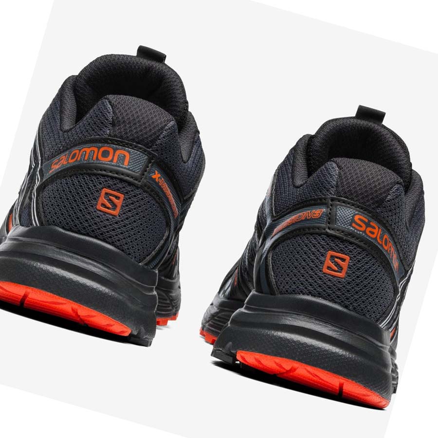 Salomon X-MISSION 3 Sneakers Dam Svarta Röda | SE964AHK