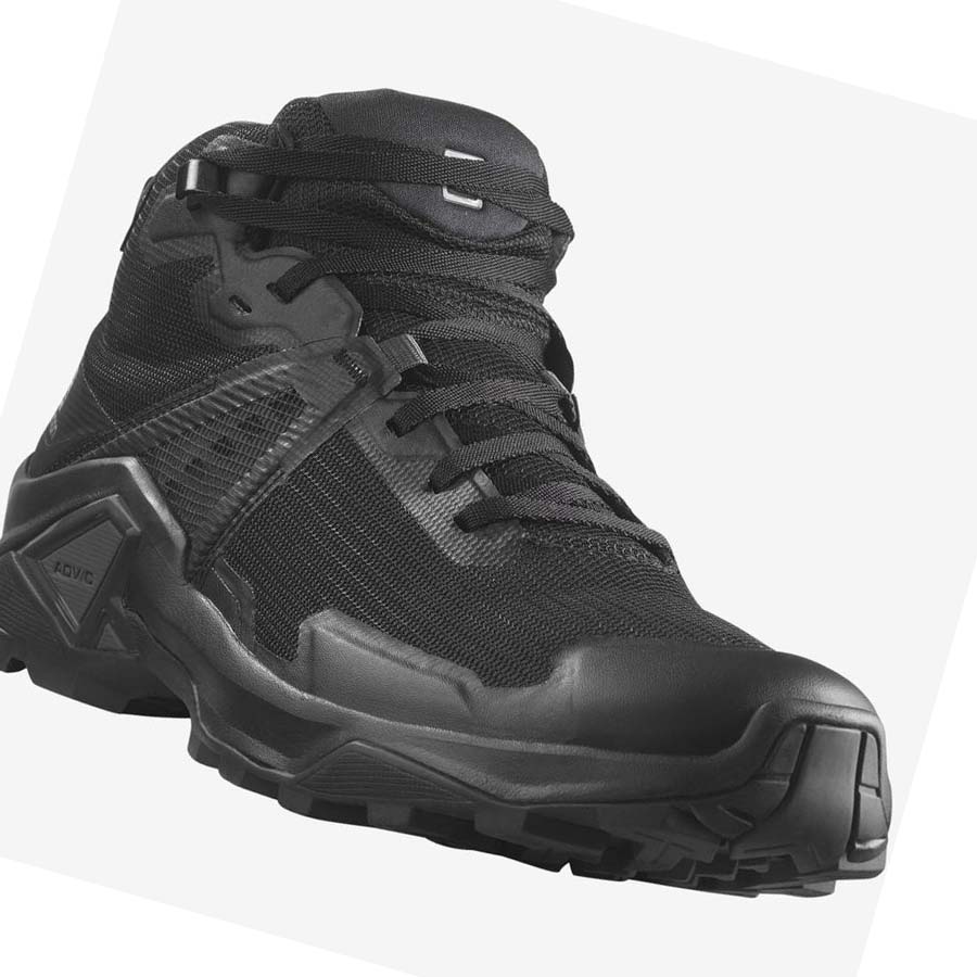 Salomon X RAISE 2 MID GORE-TEX Vandringsskor Herr Grå Svarta | SE73KOR