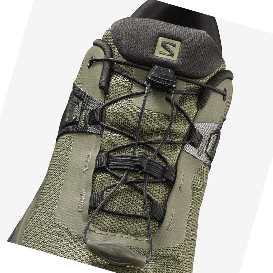 Salomon X RAISE GORE-TEX Vandringsskor Herr Svarta Olivgröna | SE24GSO