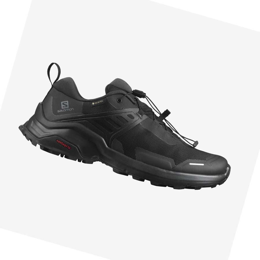 Salomon X RAISE GORE-TEX Vandringsskor Herr Svarta Svarta | SE25FDN