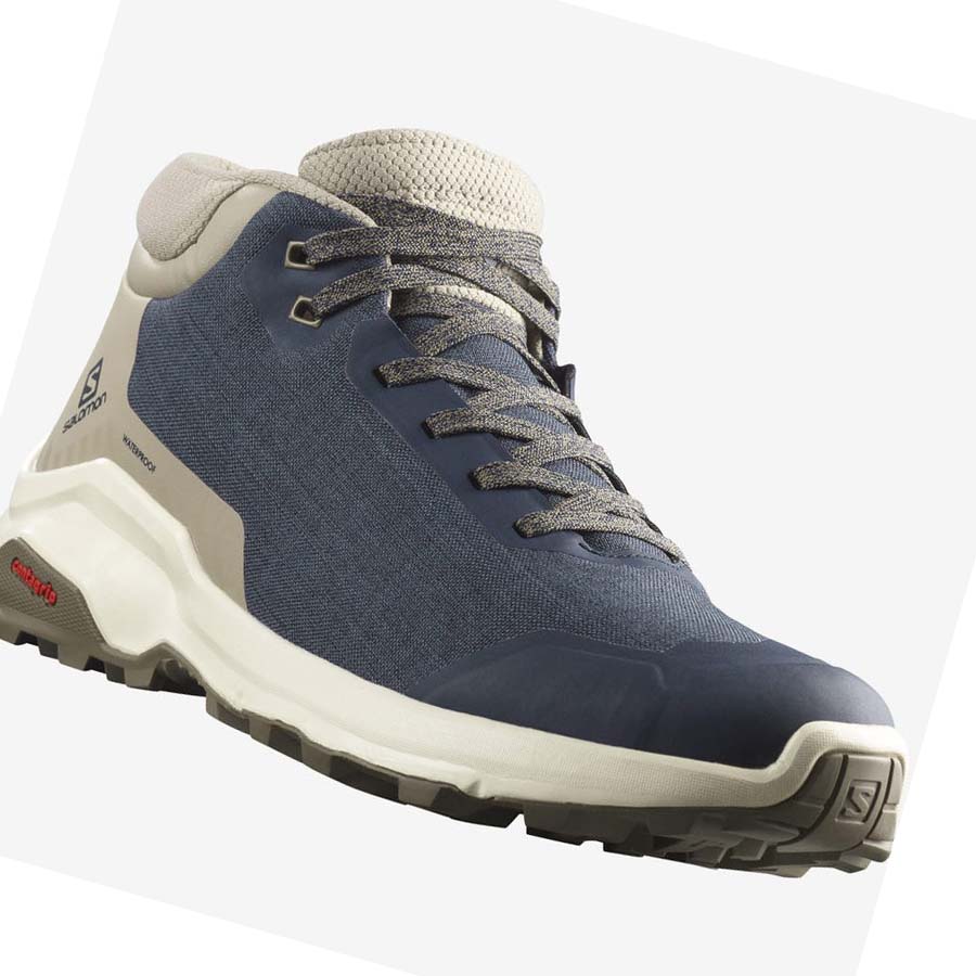 Salomon X REVEAL CHUKKA CLIMASALOMON™ WATERPROOF Vinterkängor Herr Bruna | SE249BEX