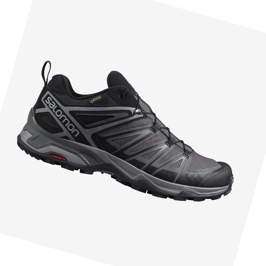 Salomon X ULTRA 3 GORE-TEX Vandringsskor Herr Grå | SE22JPQ