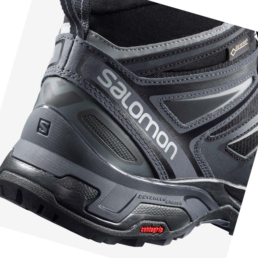 Salomon X ULTRA 3 MID GORE-TEX Vandringsskor Herr Grå Svarta | SE50GSO