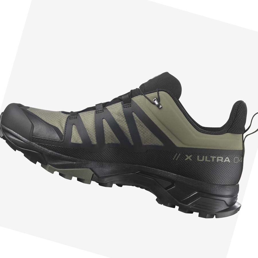 Salomon X ULTRA 4 GORE-TEX Vandringsskor Herr Olivgröna Svarta | SE34TCE