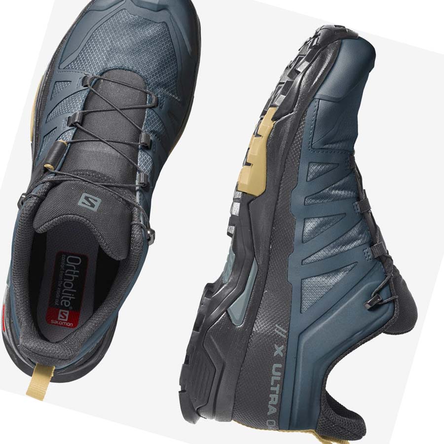 Salomon X ULTRA 4 GORE-TEX Vandringsskor Herr Blå | SE38QMA