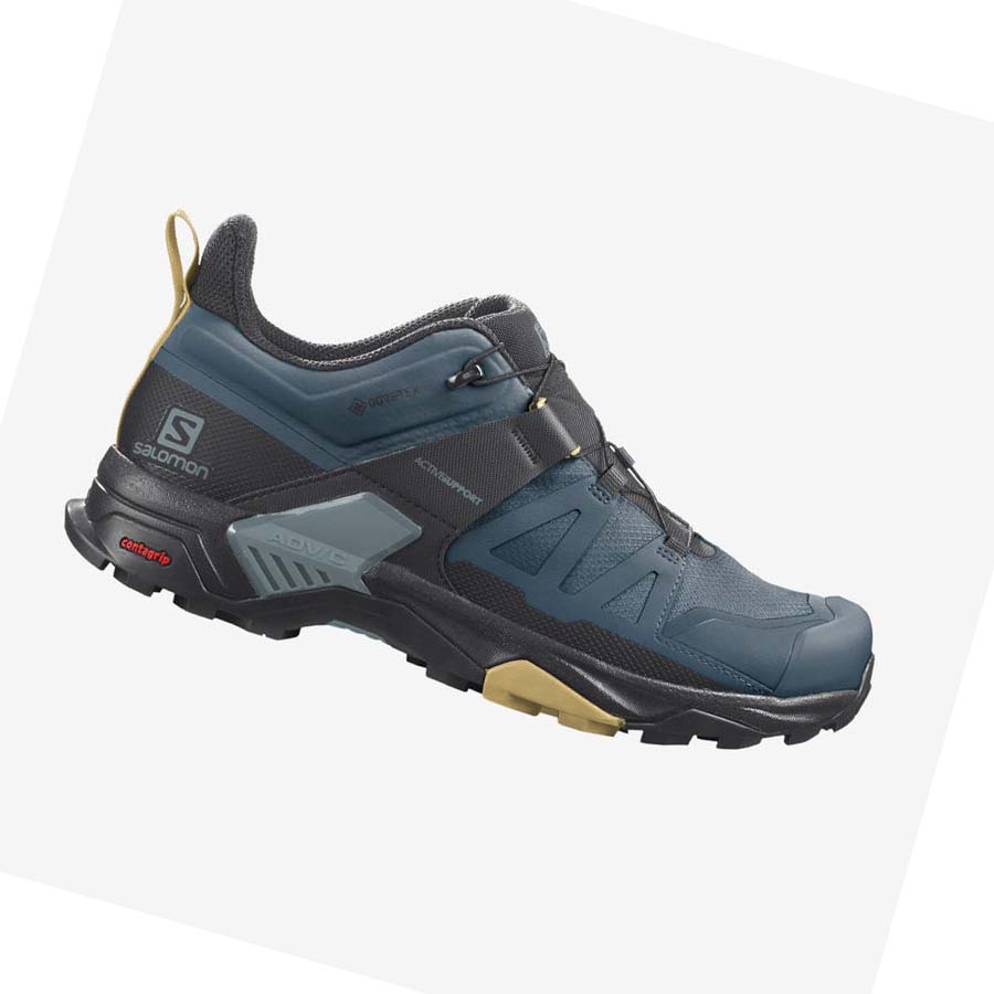 Salomon X ULTRA 4 GORE-TEX Vandringsskor Herr Blå | SE38QMA