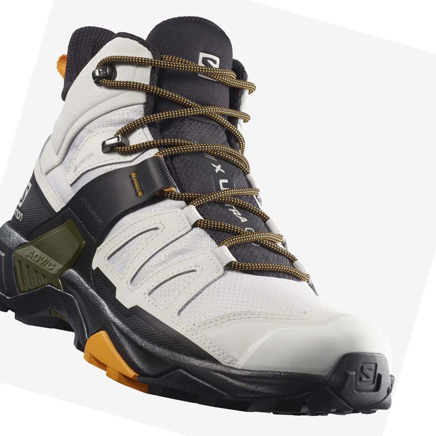 Salomon X ULTRA 4 MID GORE-TEX Vandringsskor Herr Vita Svarta | SE83ILH