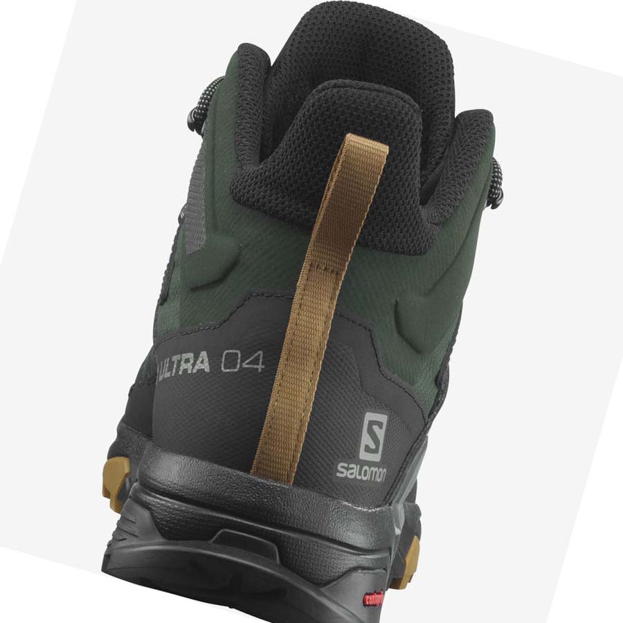 Salomon X ULTRA 4 MID GORE-TEX Vandringsskor Herr Gröna Svarta | SE84UZG