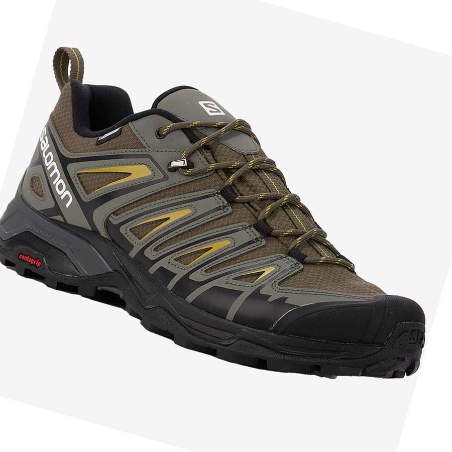 Salomon X ULTRA PIONEER CLIMASALOMON™ WATERPROOF Vandringsskor Herr Olivgröna Svarta | SE71ZUT