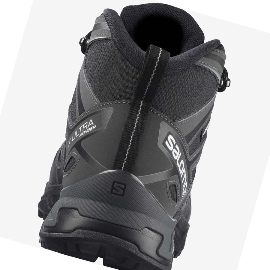 Salomon X ULTRA PIONEER MID CLIMASALOMON™ WATERPROOF Vandringsskor Herr Grå Svarta | SE72LIS