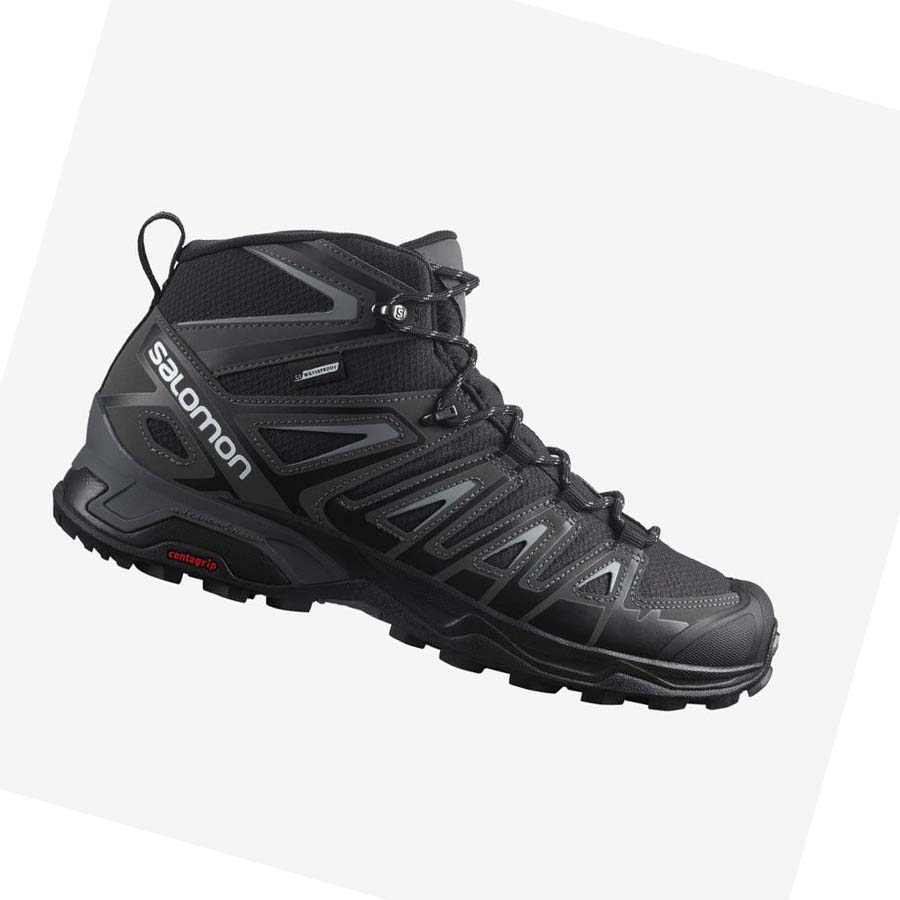 Salomon X ULTRA PIONEER MID CLIMASALOMON™ WATERPROOF Vandringsskor Herr Grå Svarta | SE72LIS