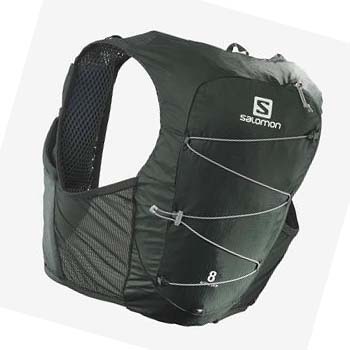 Salomon ACTIVE SKIN 8 Running Packs Dam Olivgröna | SE1350BEX