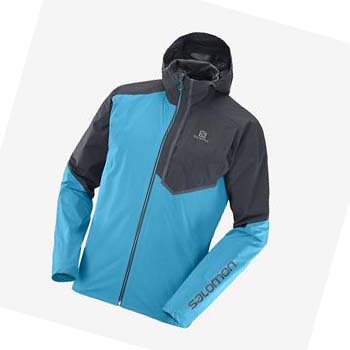 Salomon BONATTI TRAIL WATERPROOF Jacka Herr Blå | SE348EBC