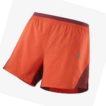 Salomon CROSS 5'' Shorts Herr Orange | SE457BEX