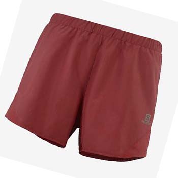 Salomon CROSS REBEL 4'' Shorts Dam Röda | SE1274DFM