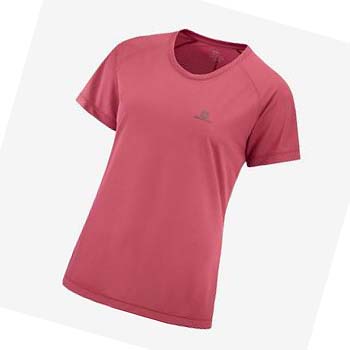 Salomon CROSS REBEL T-shirt Dam Röda | SE1052QMA