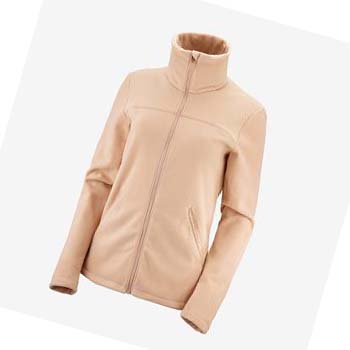 Salomon ESSENTIAL COSY FLEECE Hoodie Dam Rosa | SE1115HAP