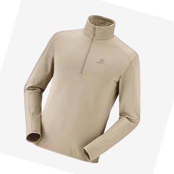 Salomon ESSENTIAL LIGHTWARM Hoodie Herr Beige | SE423YXF