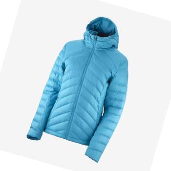 Salomon ESSENTIAL XWARM DOWN INSULATED Jacka Dam Blå | SE1179RVD