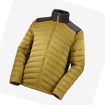 Salomon ESSENTIAL XWARM DOWN INSULATED Jacka Herr Gula | SE318UZG