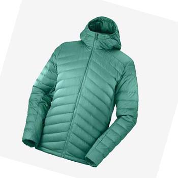 Salomon ESSENTIAL XWARM DOWN INSULATED Jacka Herr Gröna | SE322EBC